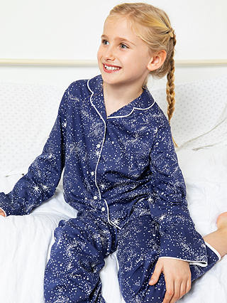 Cyberjammies Girls' Stella Print Pyjamas, Blue