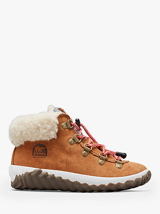 SOREL Children's Out n About Conquest Suede Boots, Camel Brown