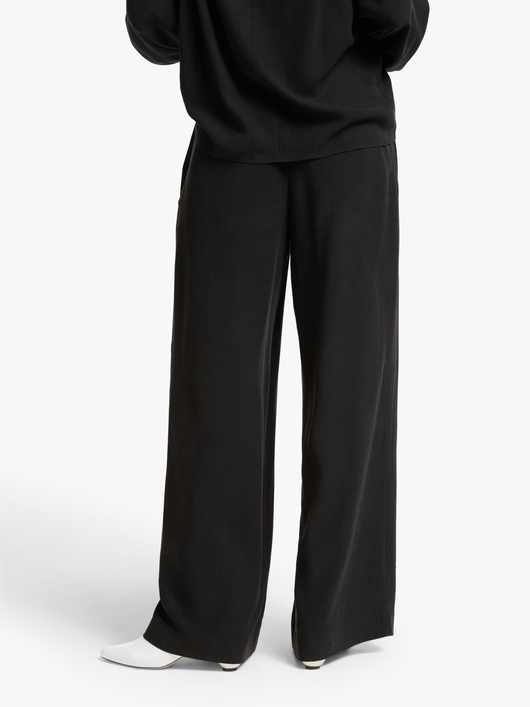 Mother of Pearl Tencel™ Sailor Trousers, Black