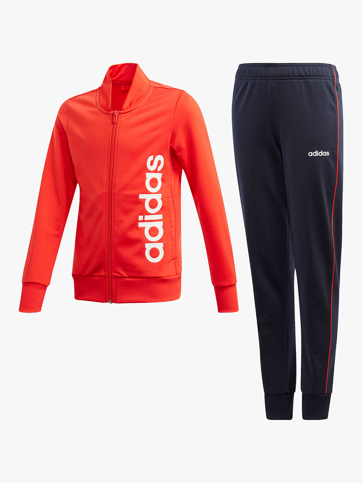 adidas Children's Two-Tone Tracksuit, Multi at John Lewis & Partners