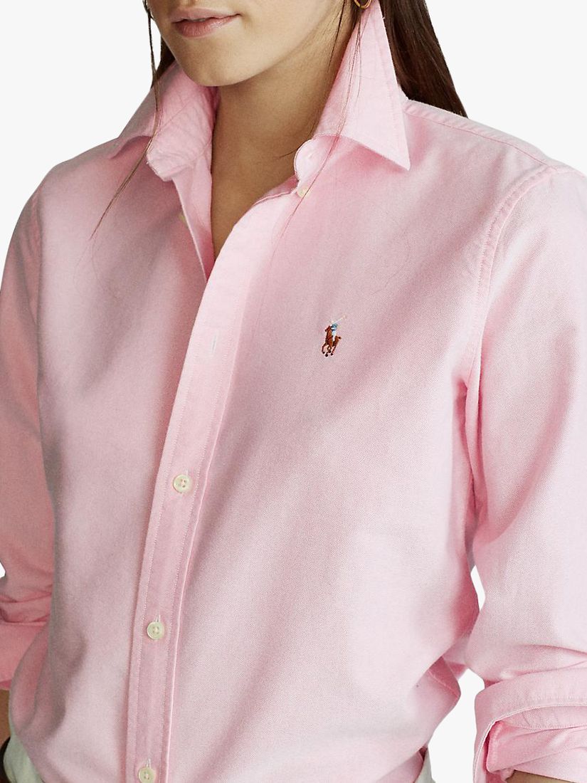 Polo Ralph Lauren Kendal Cotton Shirt, Pink at John Lewis & Partners