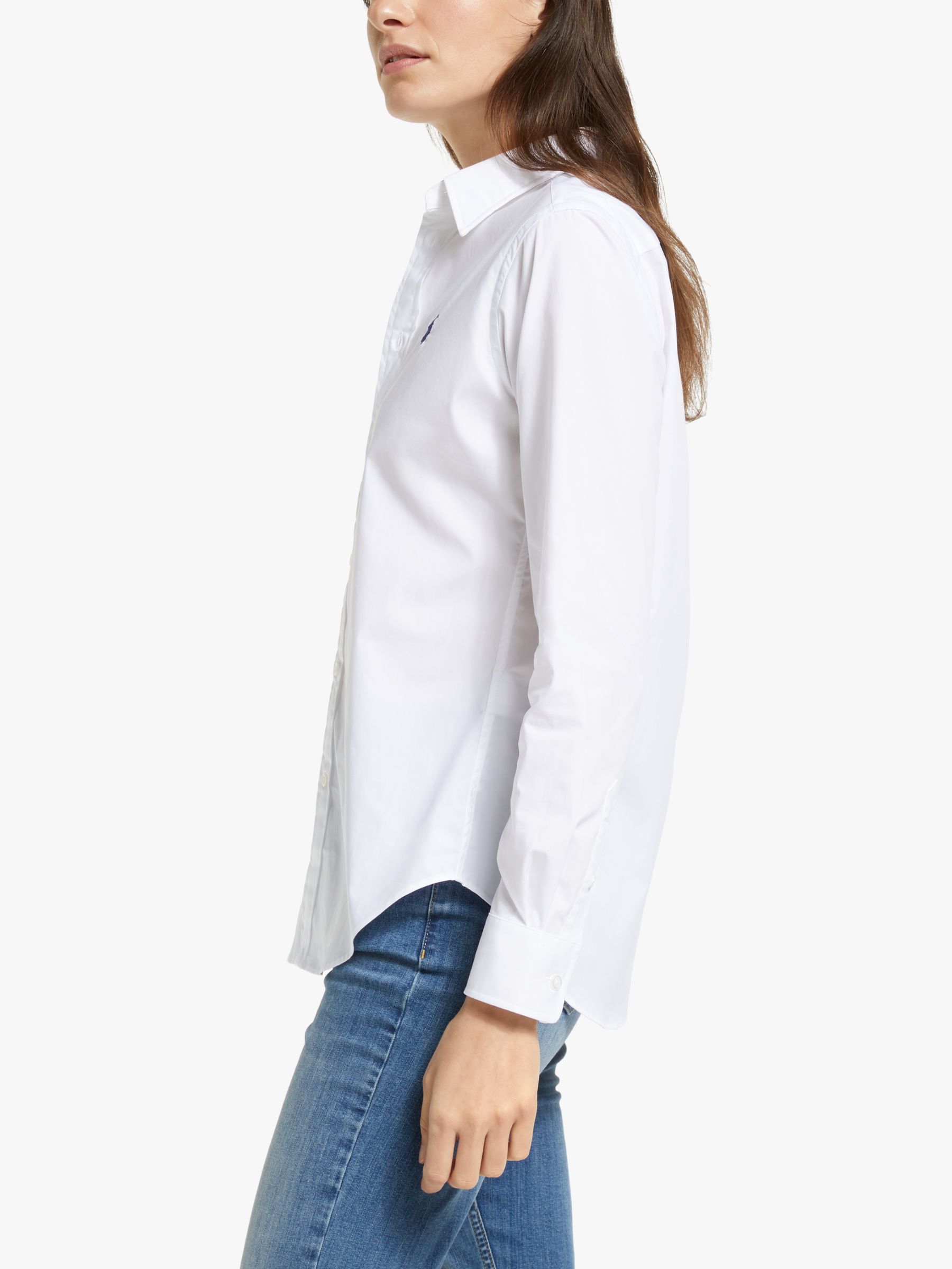 Polo Ralph Lauren Georgia Shirt, White, 8