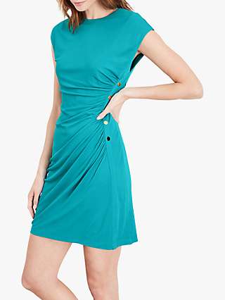 Damsel in a Dress Kimi Ruched and Button Detail Dress