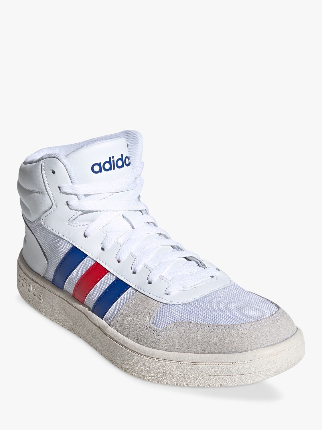 white adidas shoes high tops