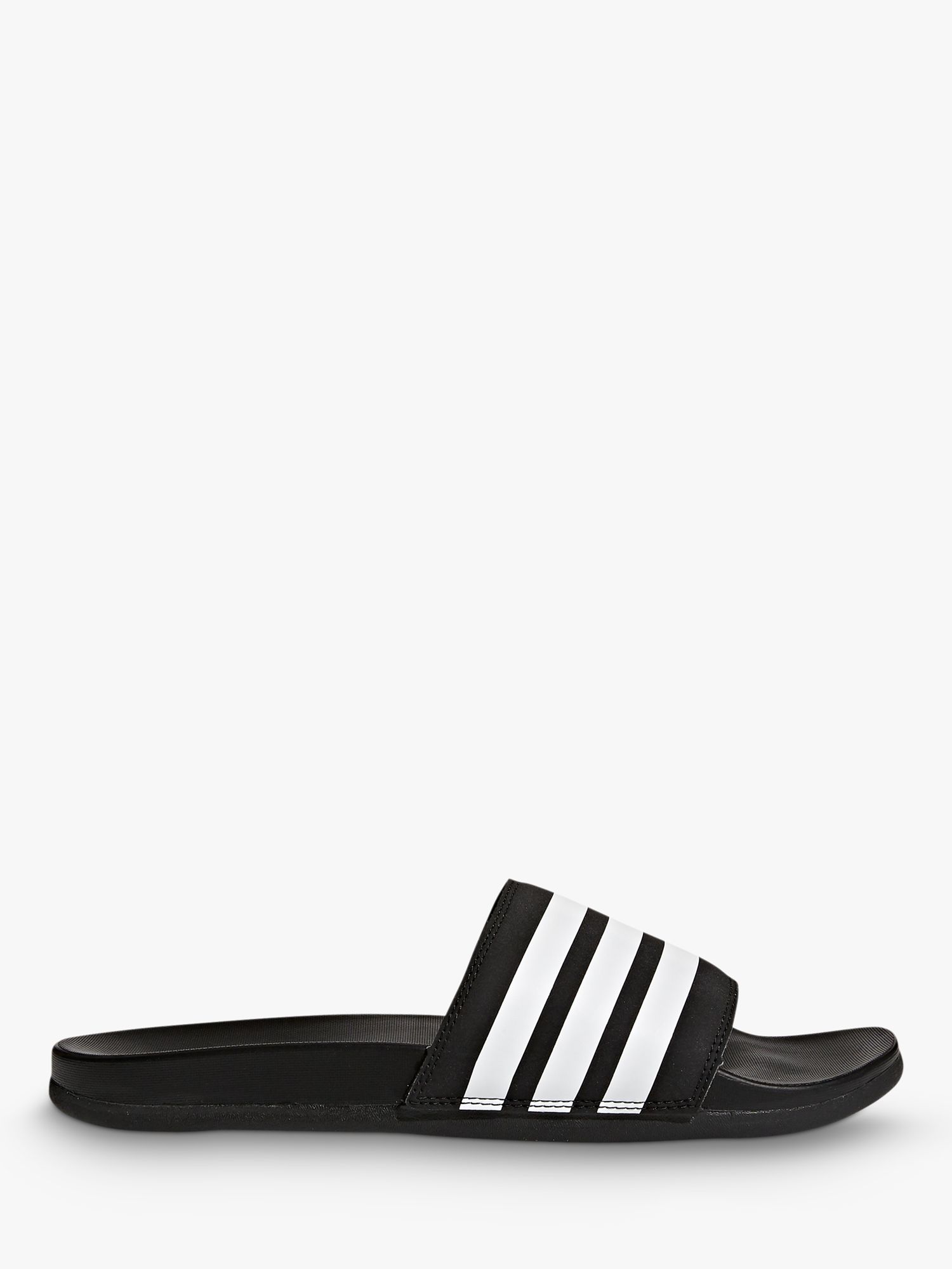 adidas slipper black and white