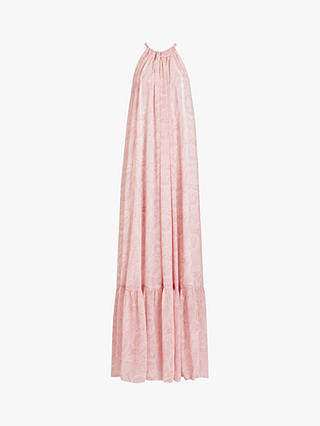 AllSaints Shahmina Paisley Dress, Light Pink