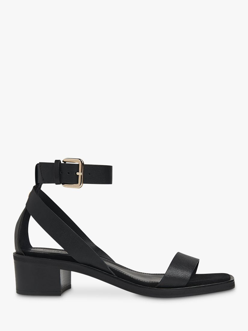 Whistles Campbell Leather Mid Block Heel Sandals