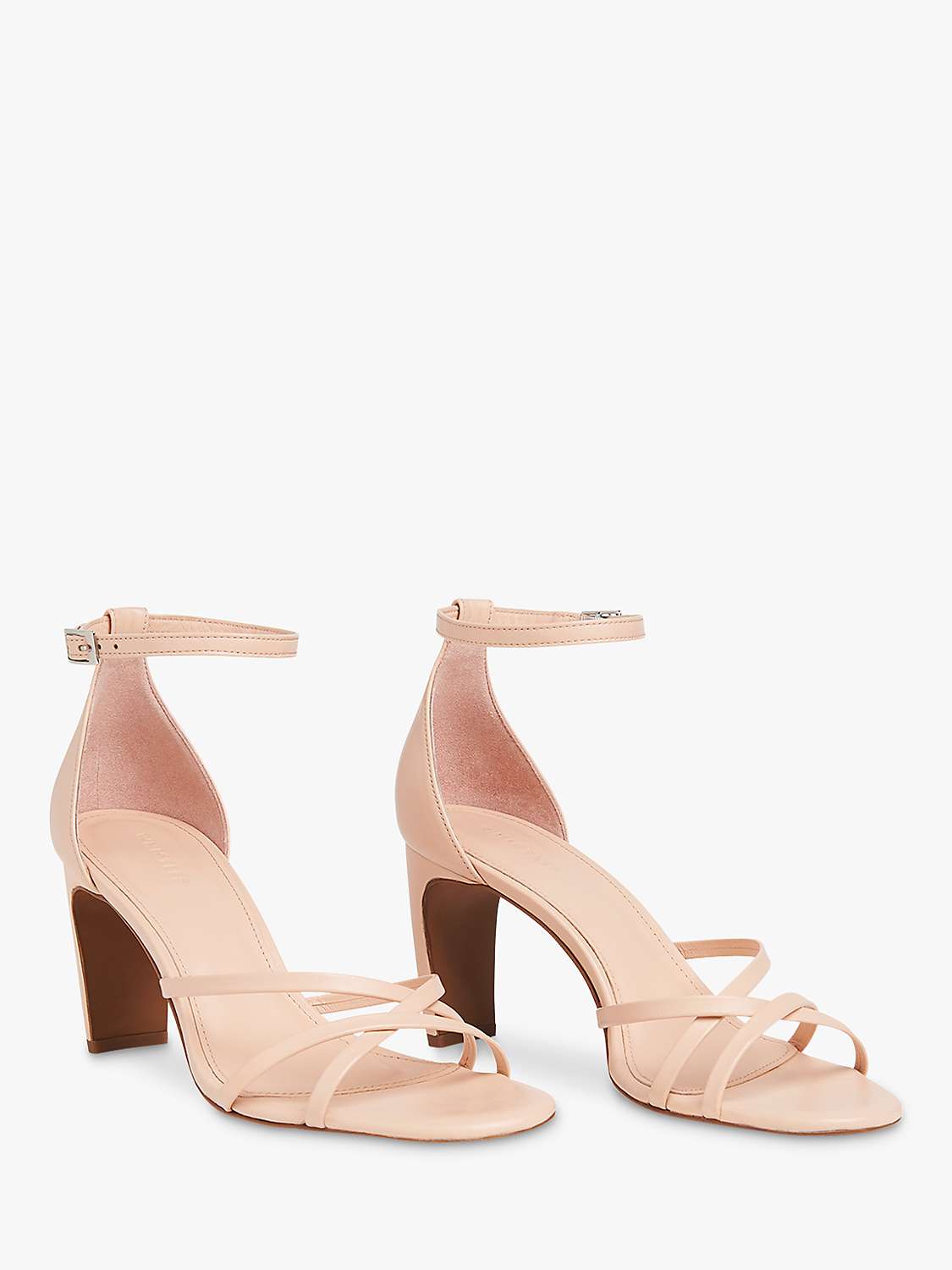 Buy Whistles Hallie Leather Strappy Sandals Online at johnlewis.com