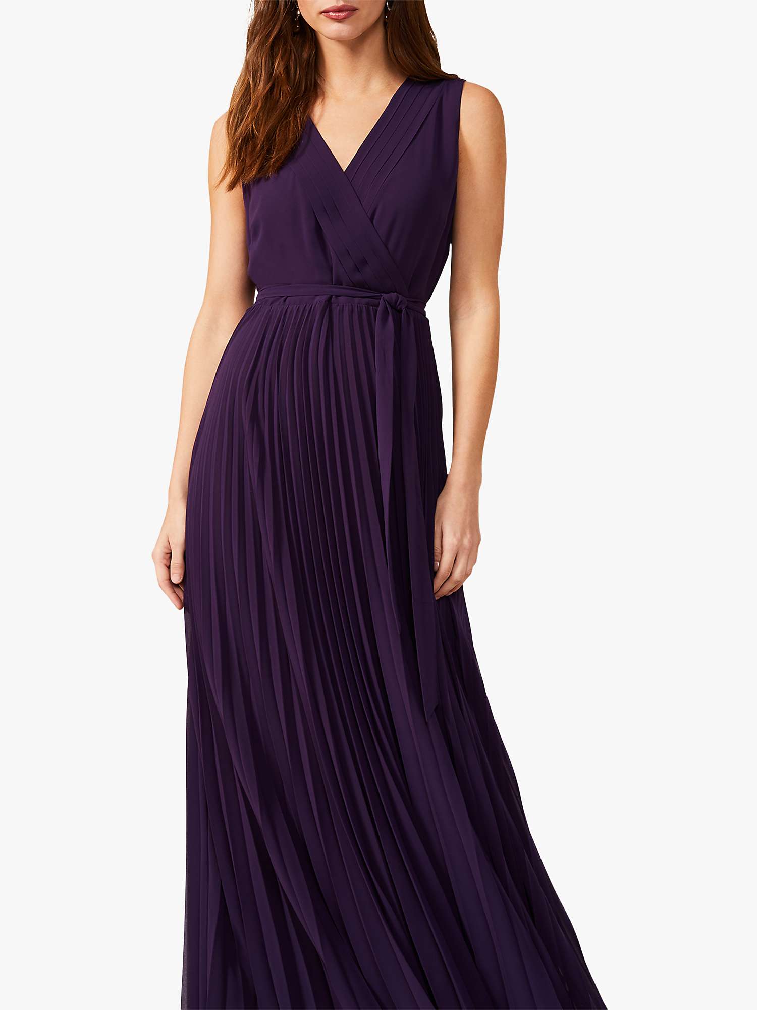 Buy Phase Eight Molly Sleeveless Pleated Maxi Dress Online at johnlewis.com