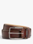 John Lewis Made in Italy 35mm Brogue Detail Leather Belt