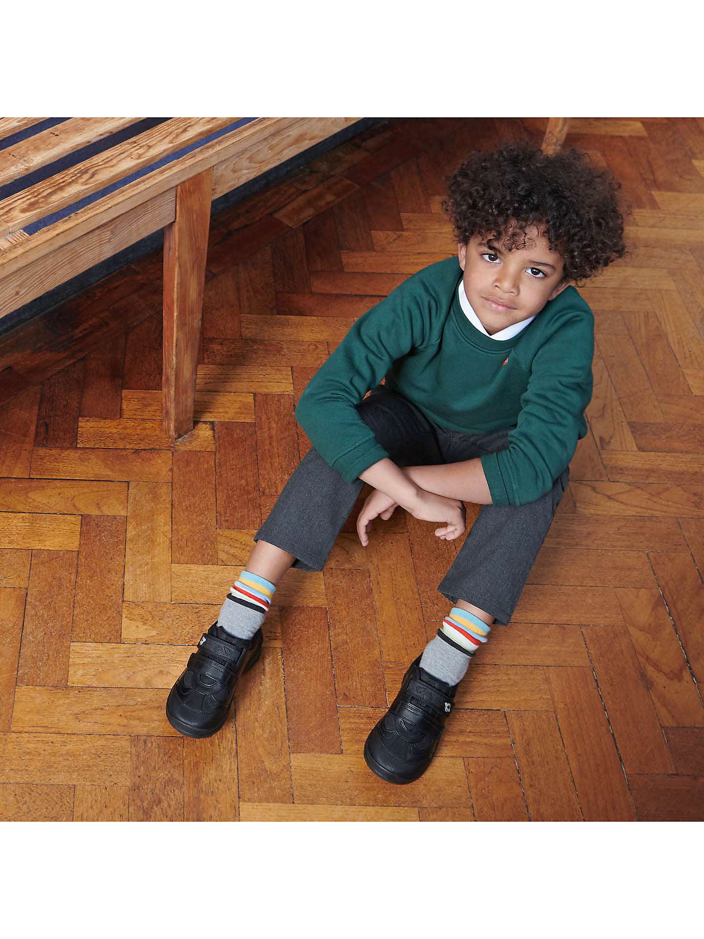 Buy Start-Rite Kids' Rocket Shoes, Black Online at johnlewis.com