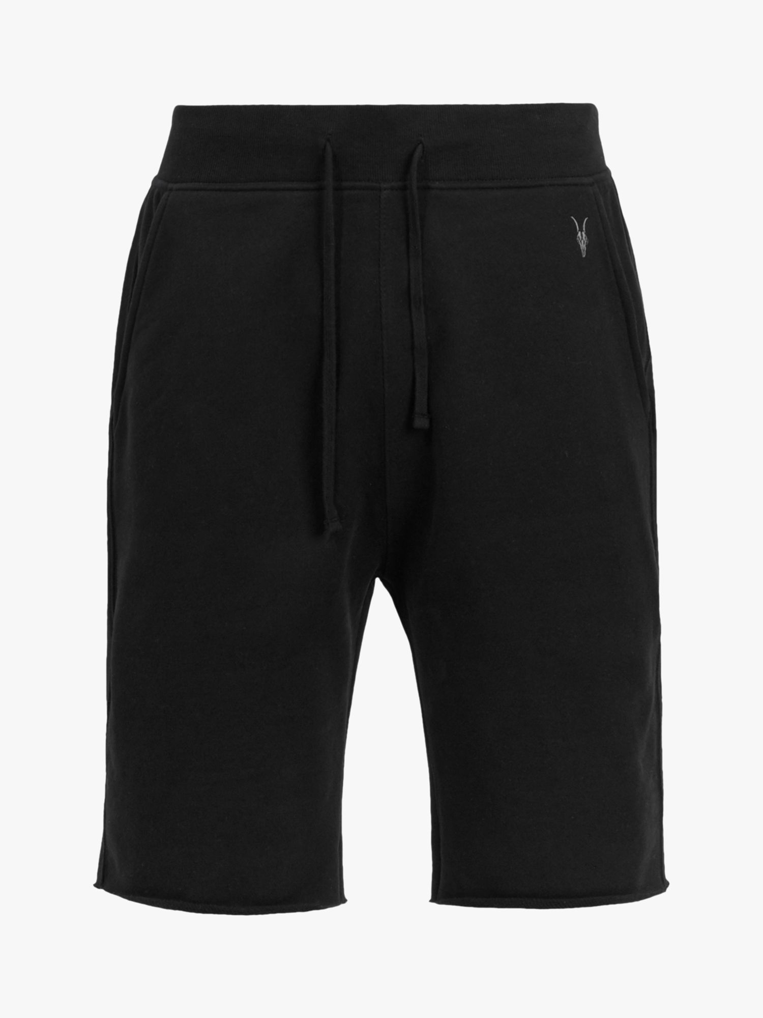 AllSaints Raven Sweat Pant Shorts, Black
