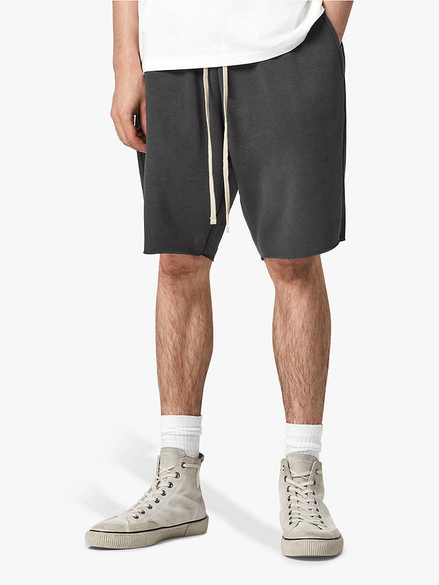 AllSaints Helix Sweat Shorts, Sidewalk Grey