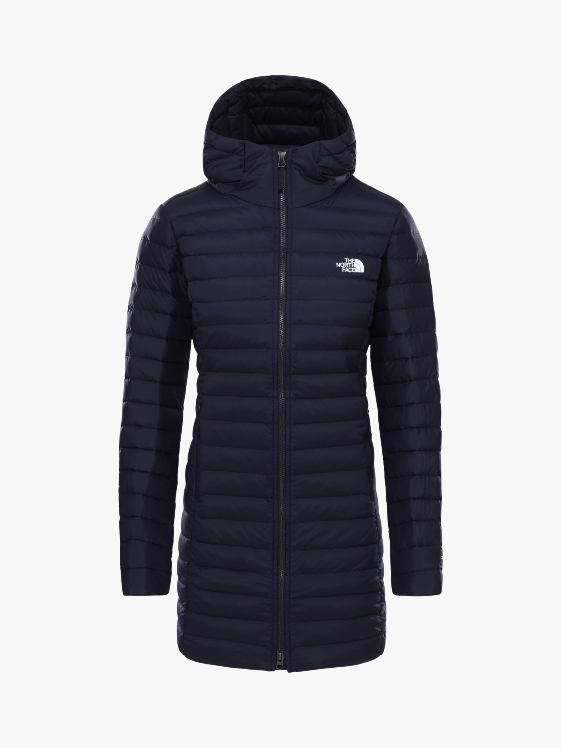 north face long hooded coat