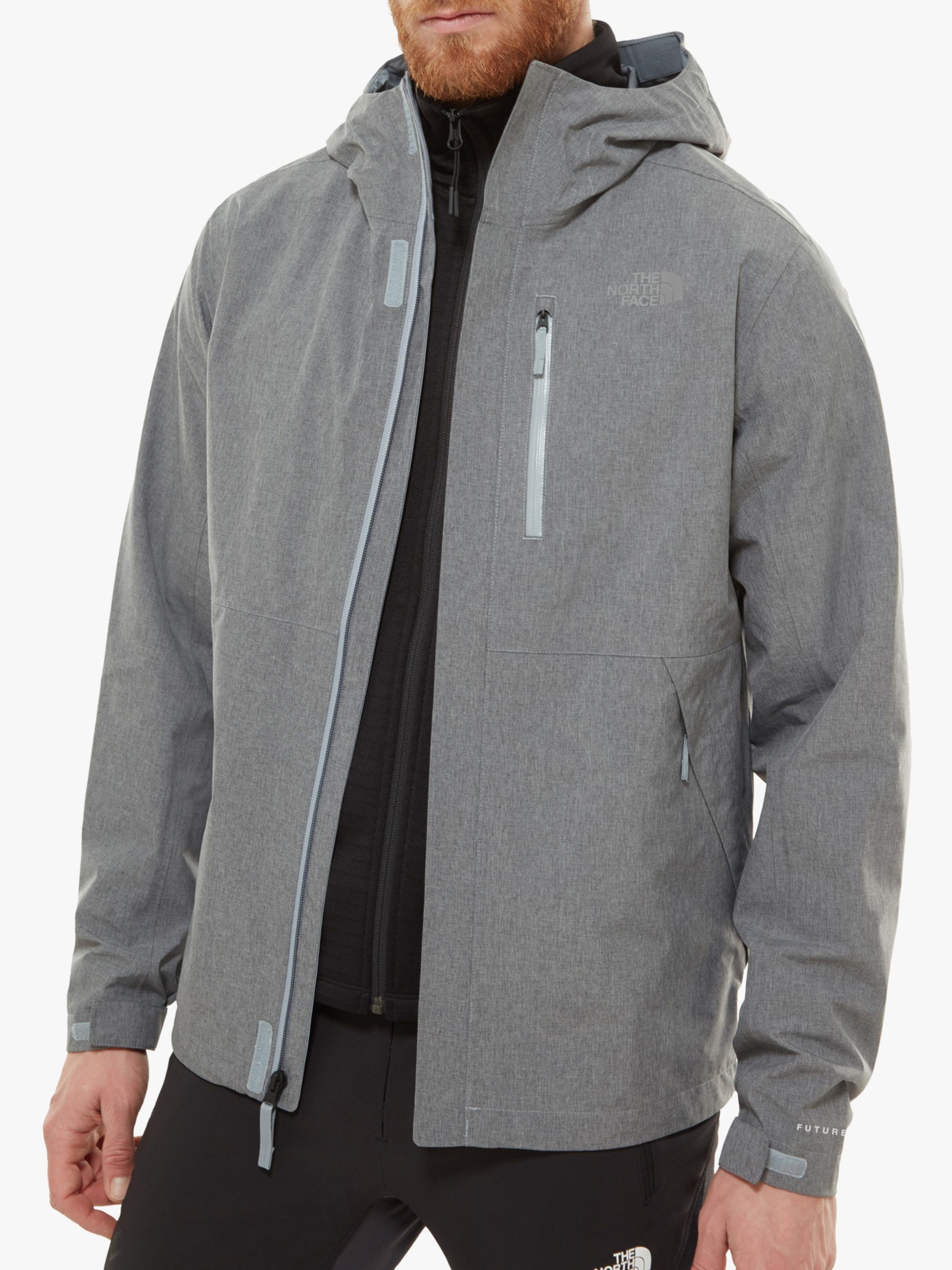 Dicht je bent spijsvertering The North Face Dryzzle FUTURELIGHT™ Men's Waterproof Jacket, Medium Grey  Heather, S