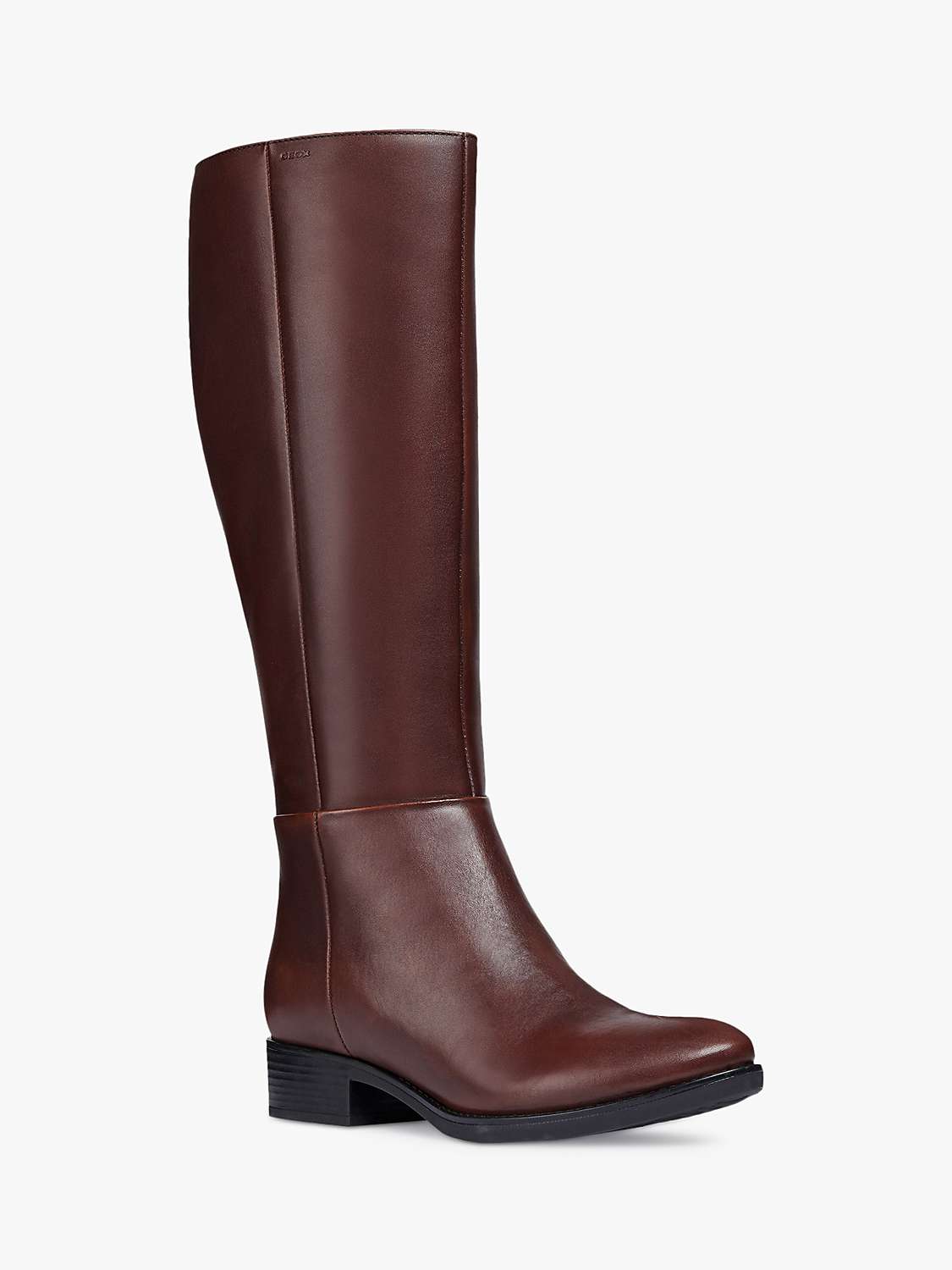 Buy Geox Women's Felicity Leather Heeled Knee High Boots Online at johnlewis.com