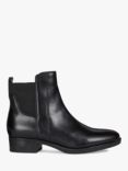 Geox Women's Felicity Leather Heeled Ankle Boots, Black