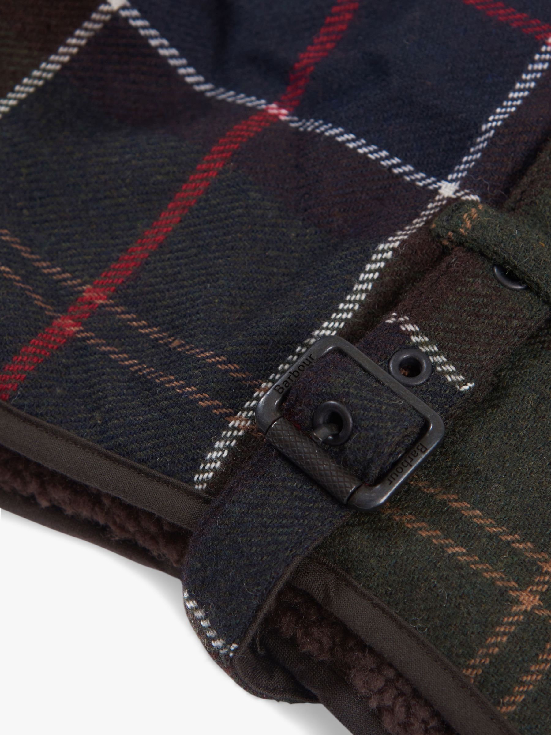 Barbour Classic Check Wool Dog Coat at 