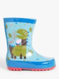 Peppa Pig Children's George Dinosaur Robot Wellington Boots, Blue