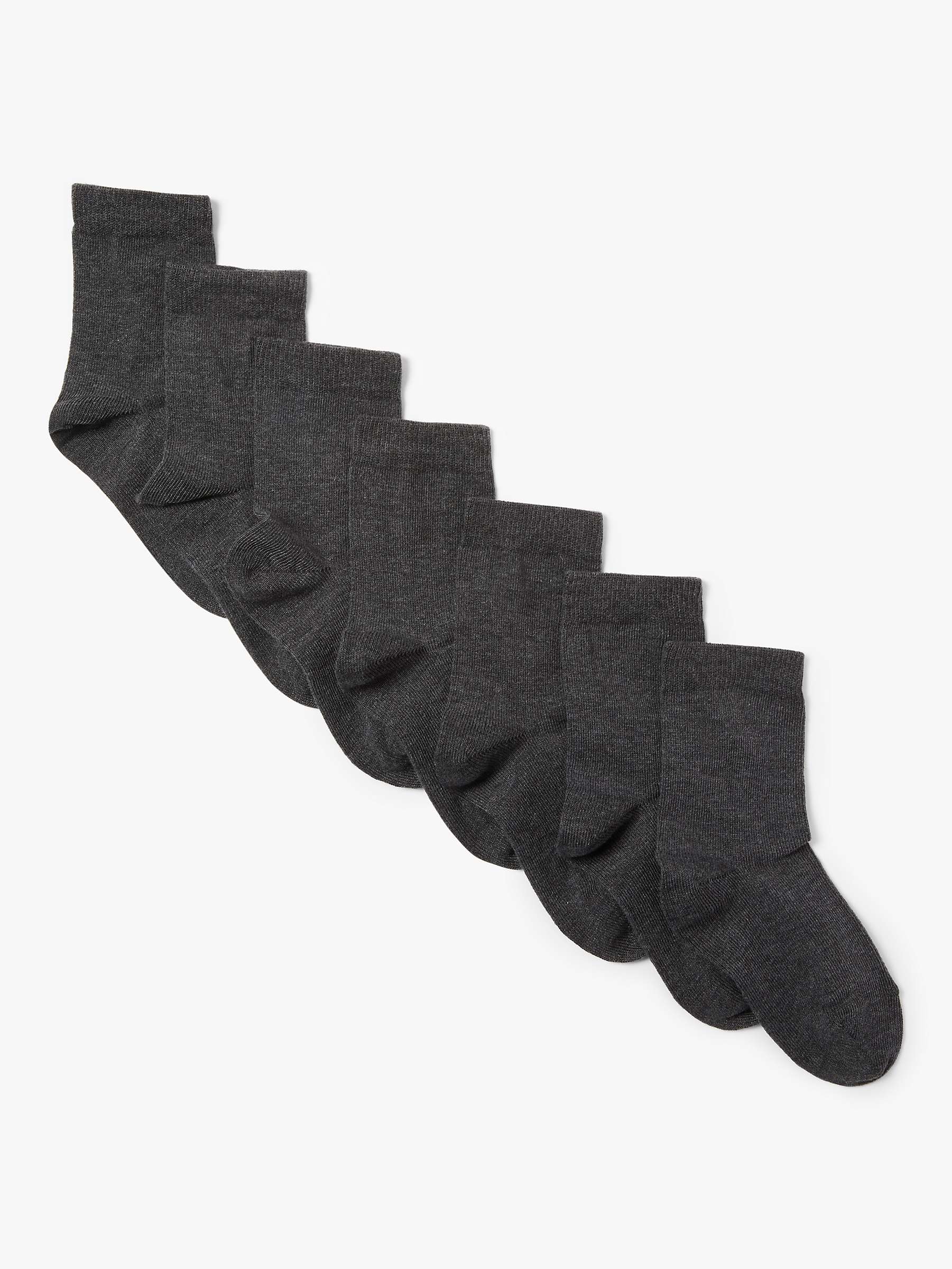 Buy John Lewis Kids' Cotton Rich Socks, Pack of 7 Online at johnlewis.com