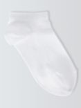John Lewis ANYDAY Kids' Trainer Liner Socks, Pack of 7, White