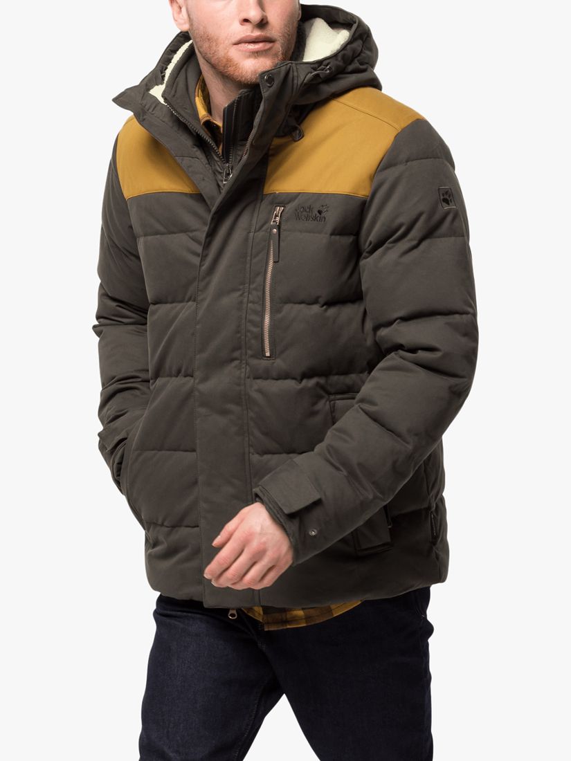 Jack Wolfskin Lakota Men's Insulated Jacket, Brownstone at ...