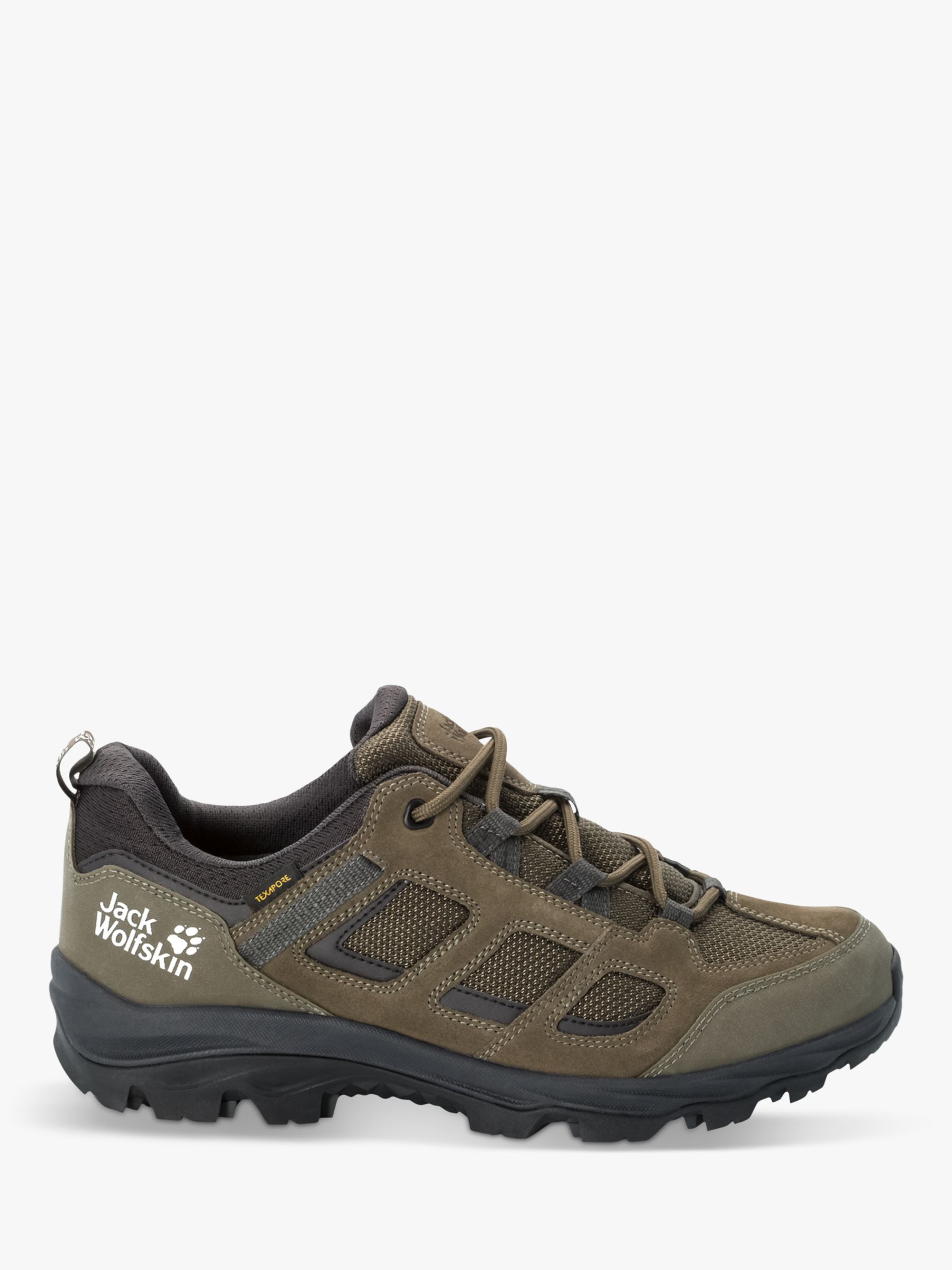 Jack Wolfskin Vojo 3 Texapore Waterproof Walking Shoes, Brown/Phantom at John Lewis & Partners