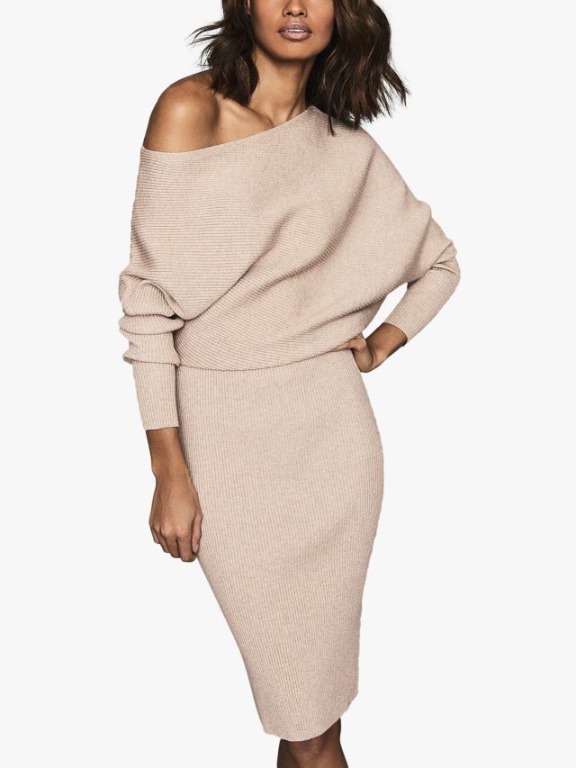 Reiss off outlet the shoulder dress