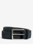 John Lewis & Partners Made in Italy 35mm Suede Belt, Navy