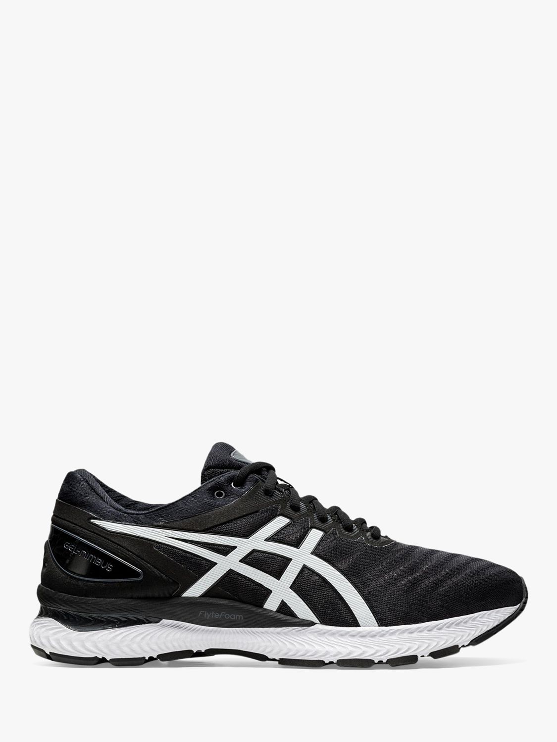 black asic trainers