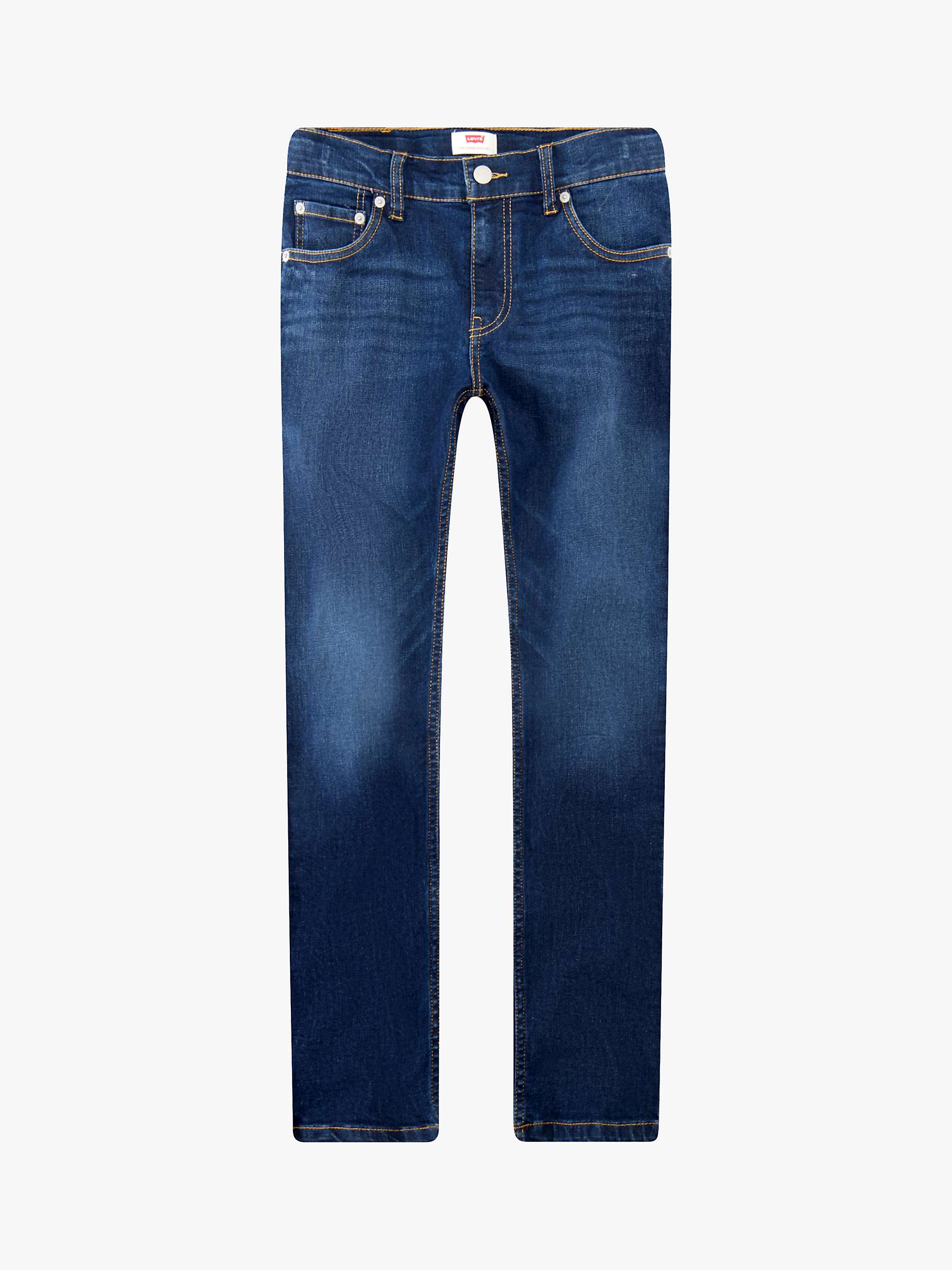 Buy Levi's Boys' 510 Skinny Fit Jeans, Dark Blue Online at johnlewis.com
