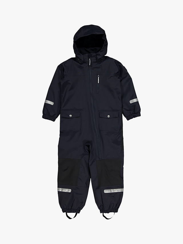 Polarn O. Pyret Children's Waterproof Shell Overalls, Dark Sapphire