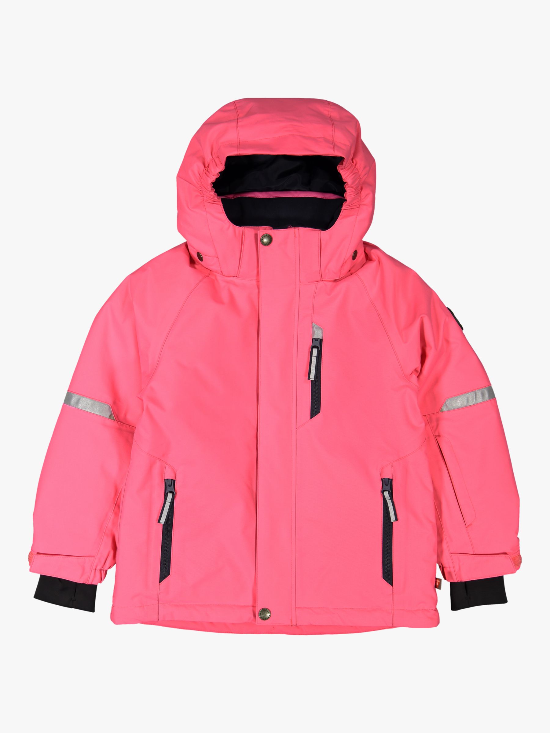 Polarn O. Pyret Children's Waterproof Padded Coat, Pink