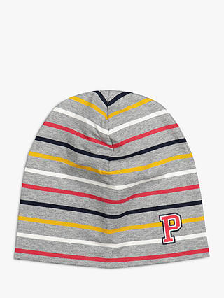 Polarn O. Pyret Children's Stripe Organic Cotton Beanie Hat