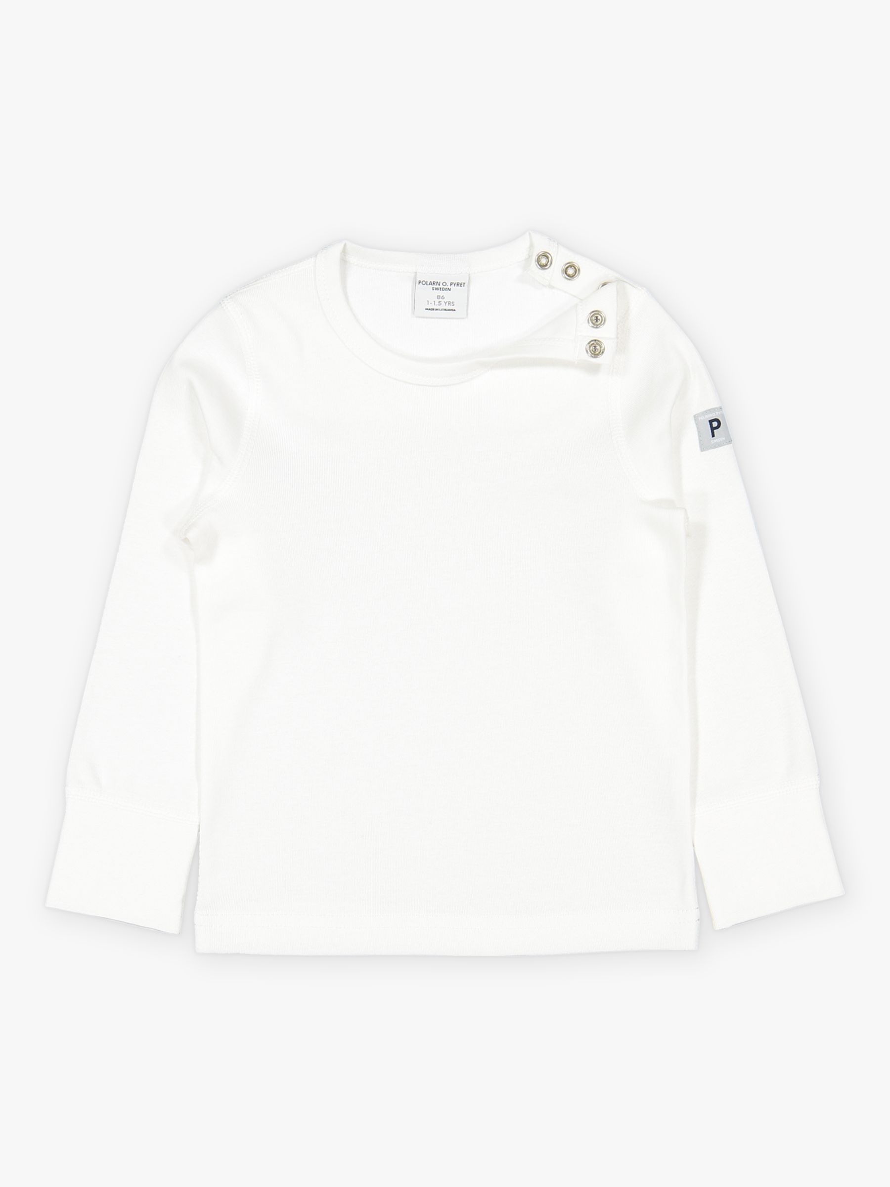 Buy Polarn O. Pyret Baby GOTS Organic Cotton Long Sleeve T-Shirt Online at johnlewis.com