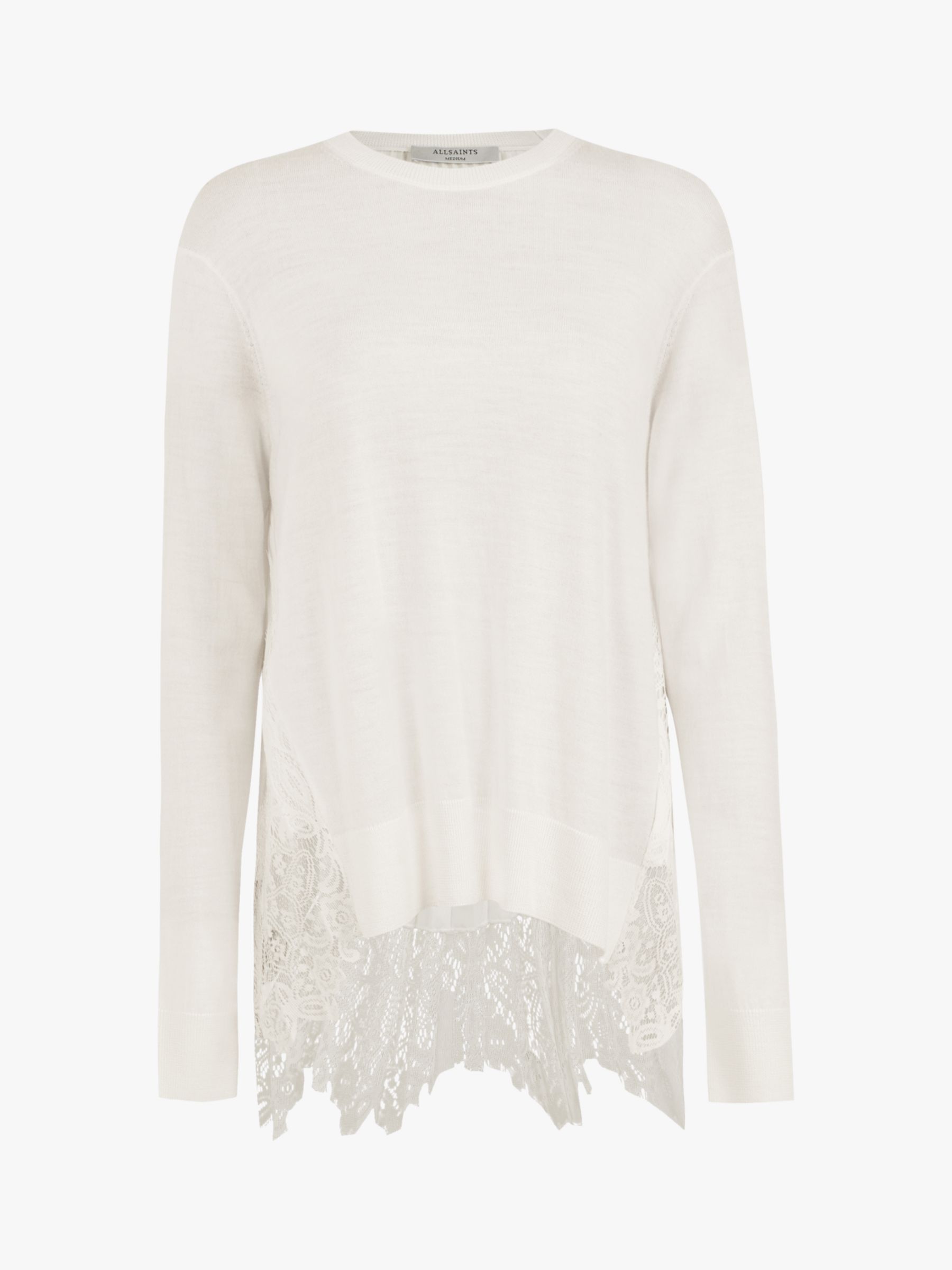 lace trim jumper