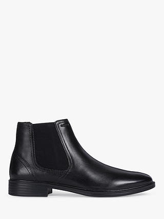 Geox Gladwin Leather Chelsea Boots, Black