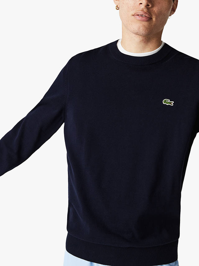 Lacoste Classic Cotton Sweatshirt, Navy