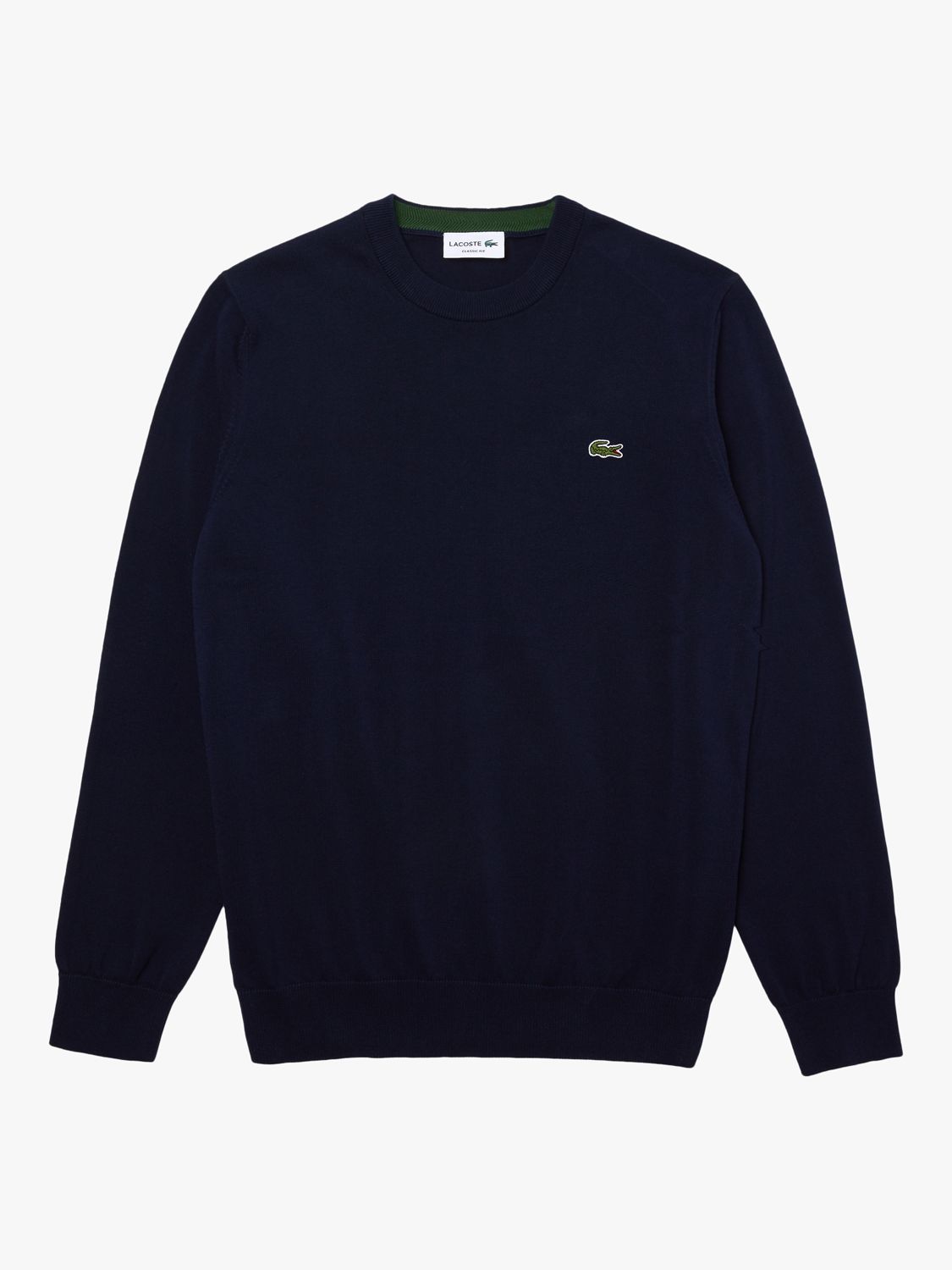 Lacoste Classic Cotton Sweatshirt, Navy, S