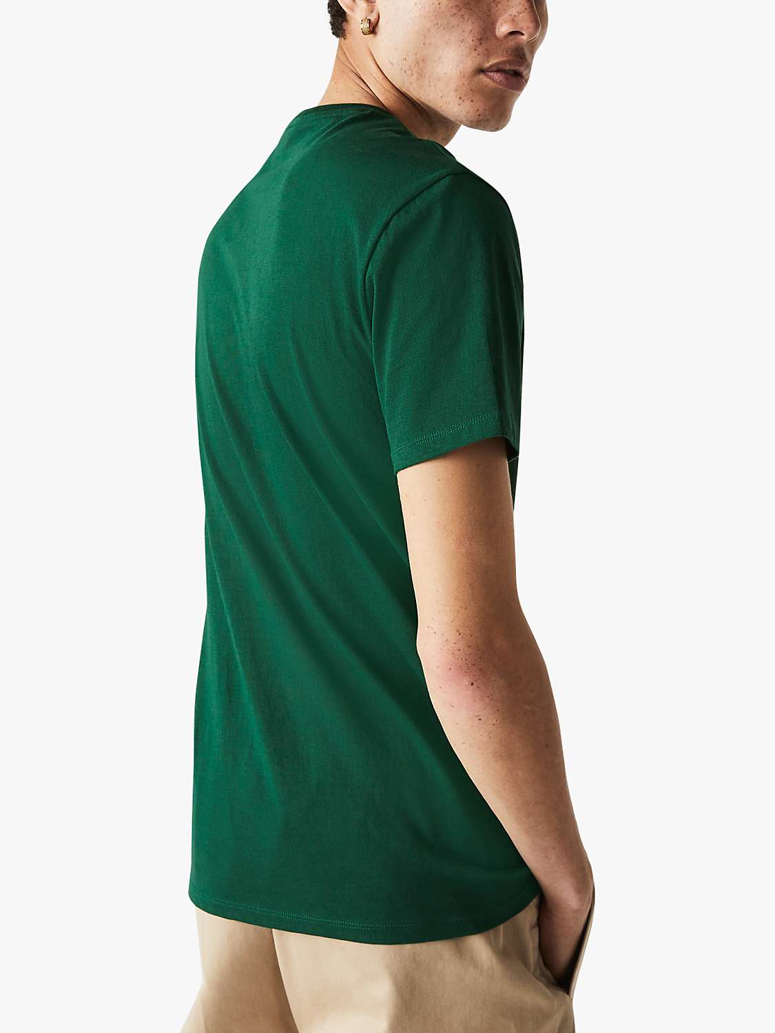 Buy Lacoste Classic Pima Cotton Crew Neck T-Shirt Online at johnlewis.com
