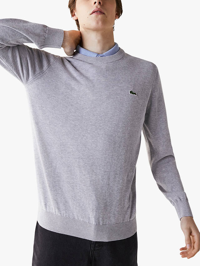 Lacoste Classic Cotton Sweatshirt, Grey