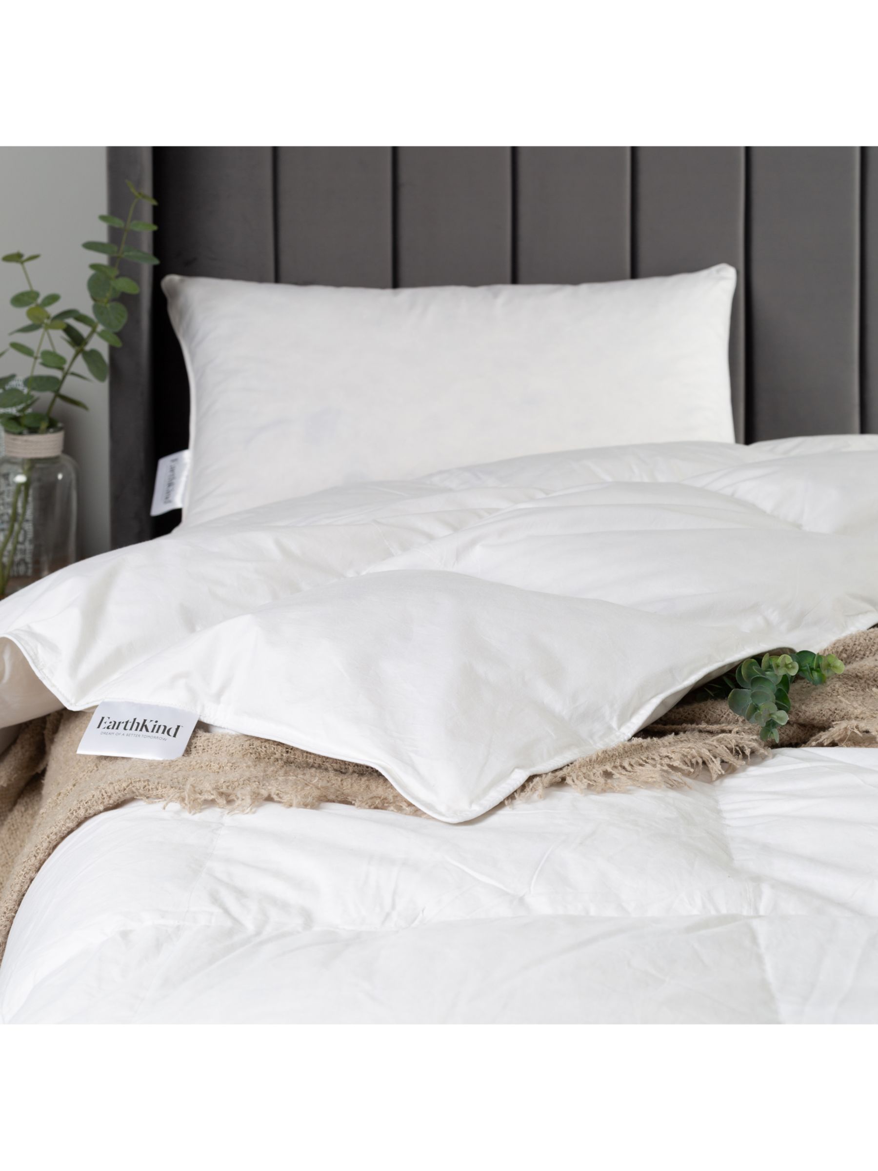 Ikea ANGSLILJA King Duvet Cover Gray 100% Cotton Snap Closure (2 available)