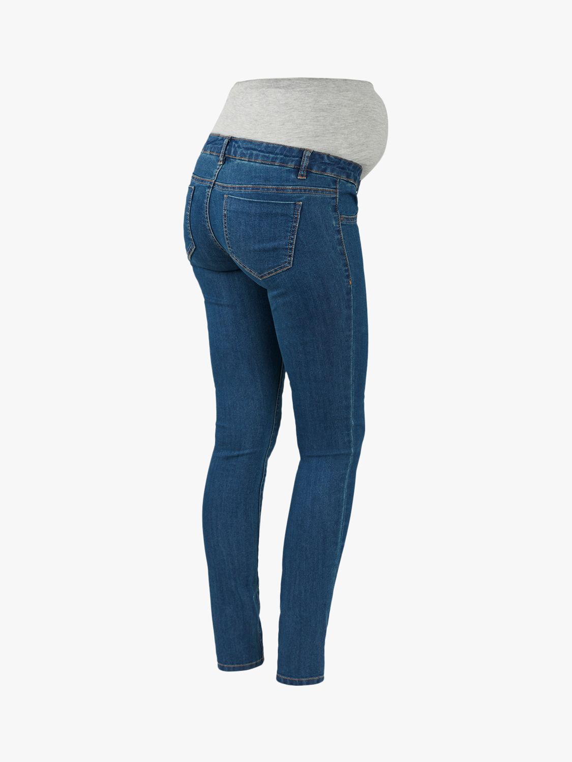 Mamalicious Julia Slim Fit Maternity Jeans, Blue, W27/L32