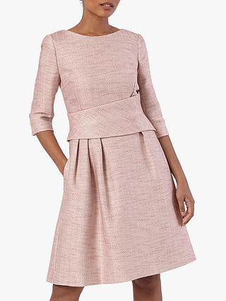 The Fold Camelot Tweed Dress, Pink