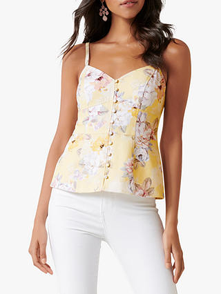Forever New Esme Bustier Top, White/Muti