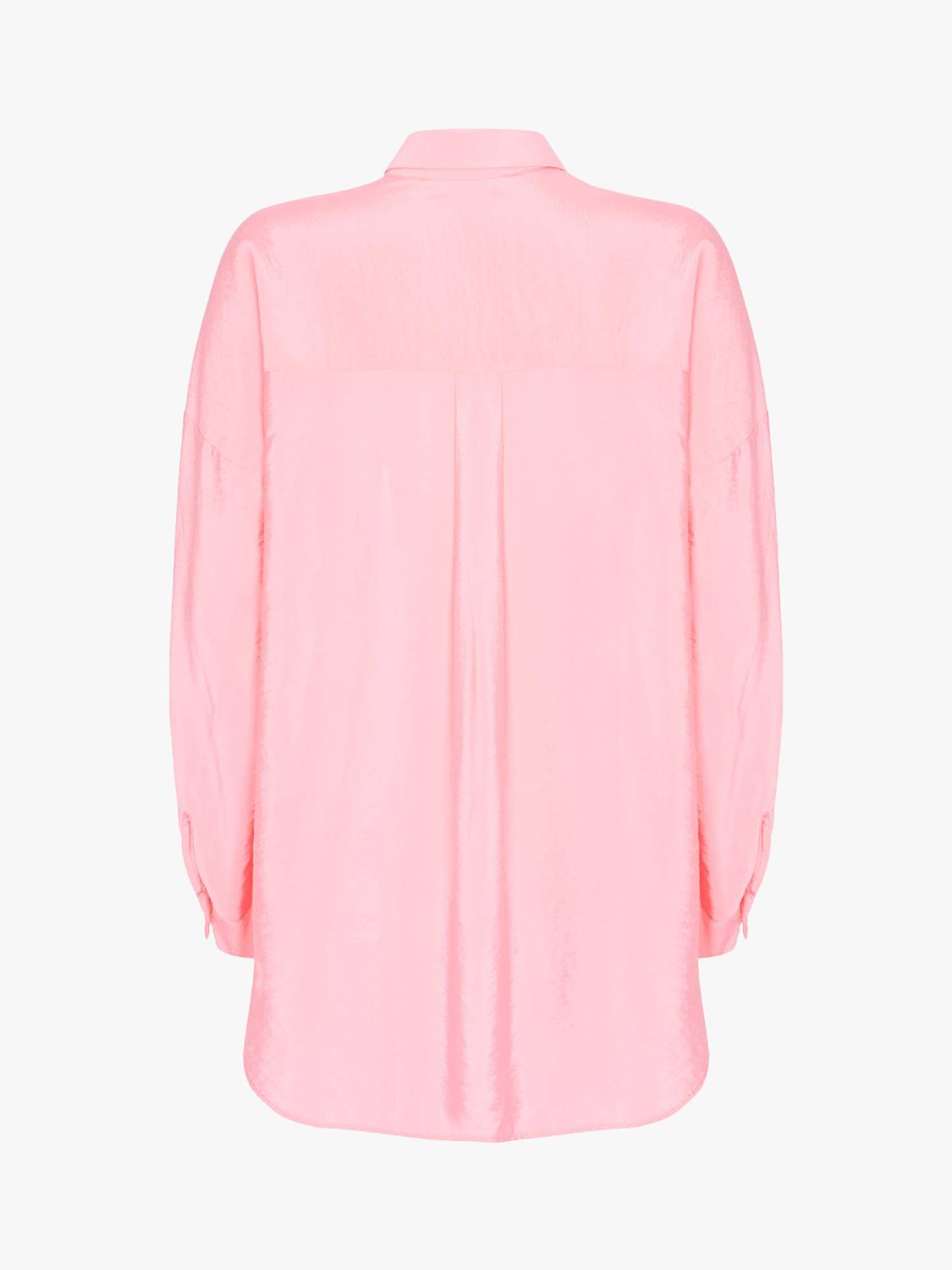 Mint Velvet Oversized Shirt, Pink at John Lewis & Partners