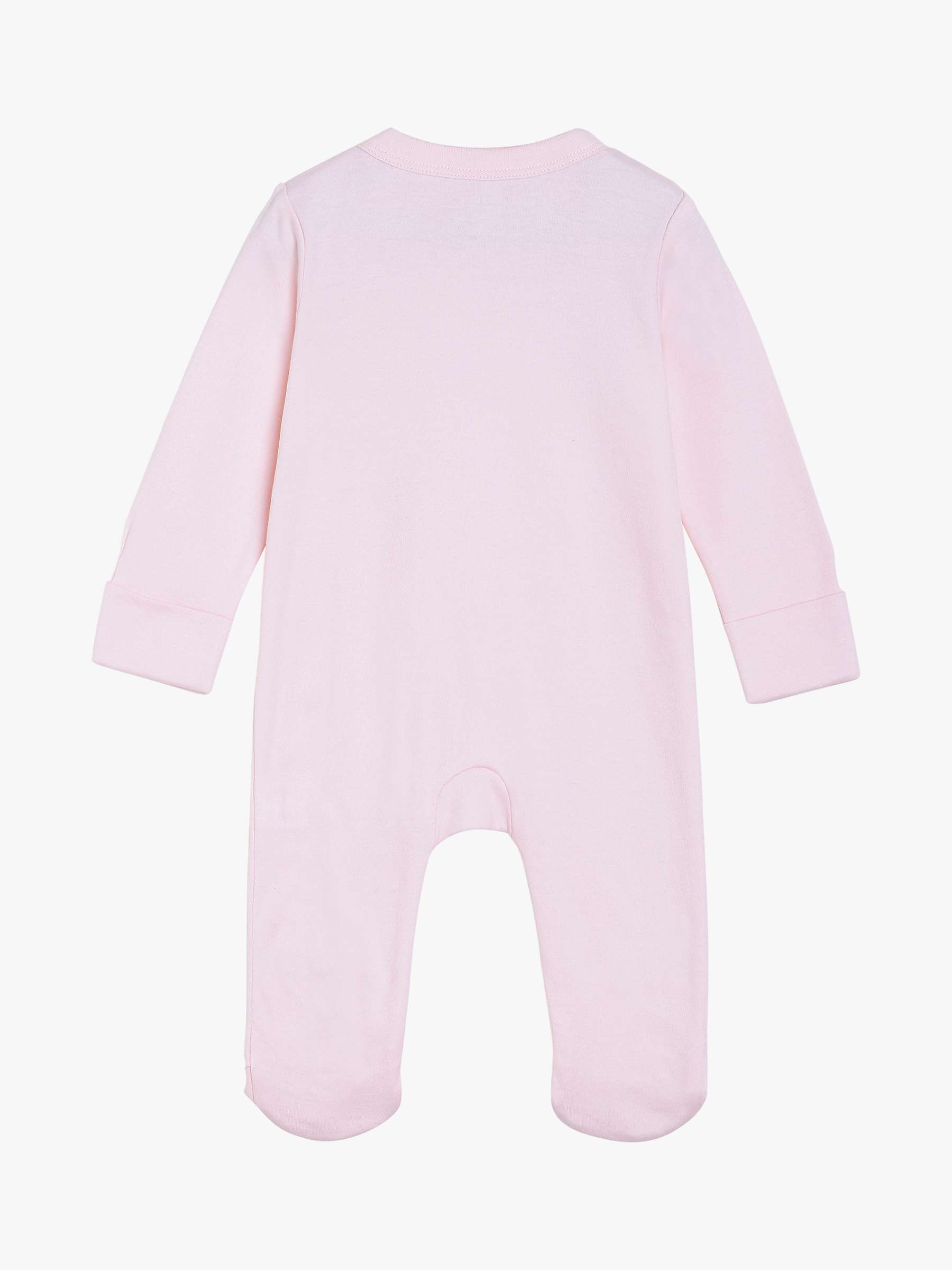 Buy Mini Cuddles Baby Little Cutie Sleepsuit, Pink Online at johnlewis.com