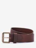 Barbour Matt Leather Belt, Brown
