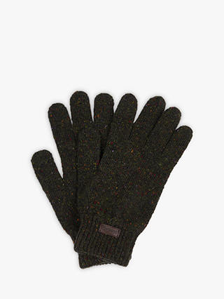 Barbour Donegal Wool Gloves, Olive