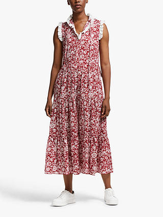 See By Chloé Printed Maxi Dress, Red